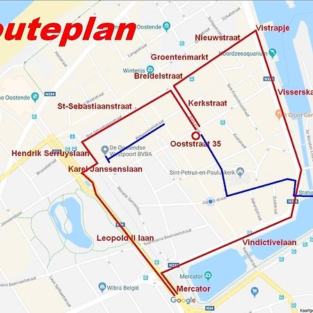 Vakantieappartement Emiel Centrum Oostende Met Garage 外观 照片