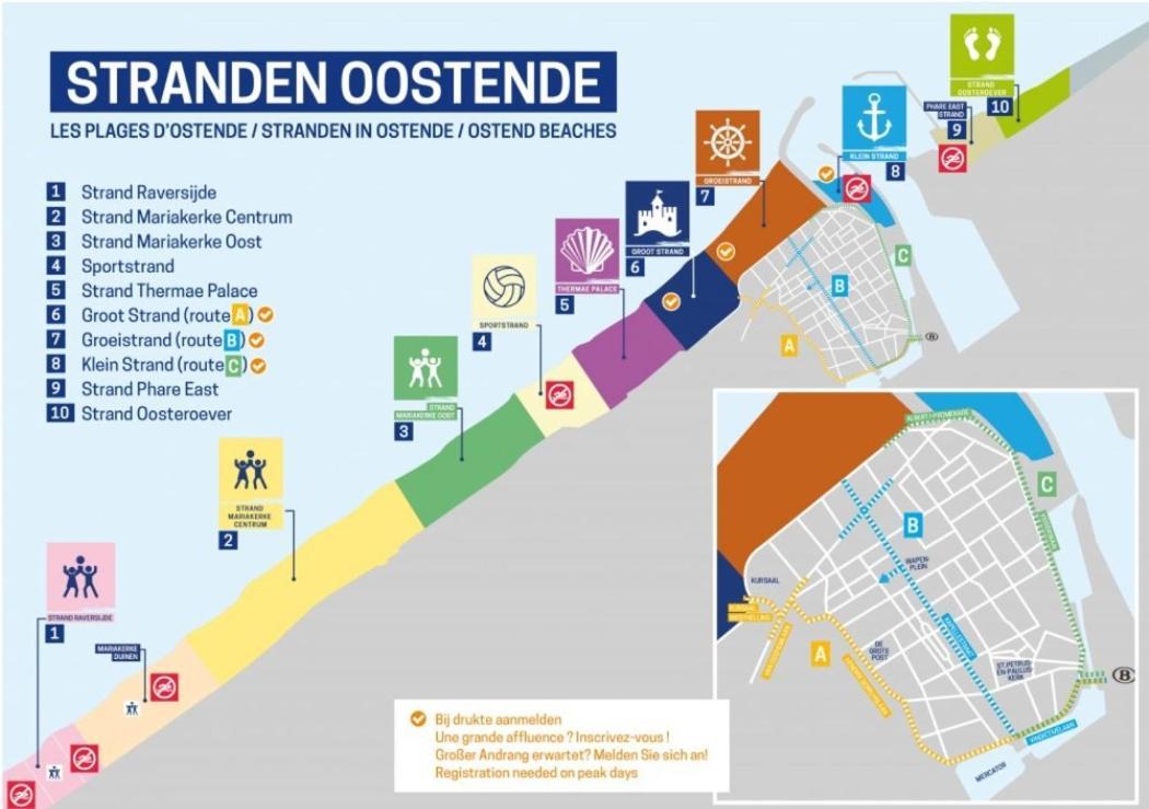 Vakantieappartement Emiel Centrum Oostende Met Garage 外观 照片
